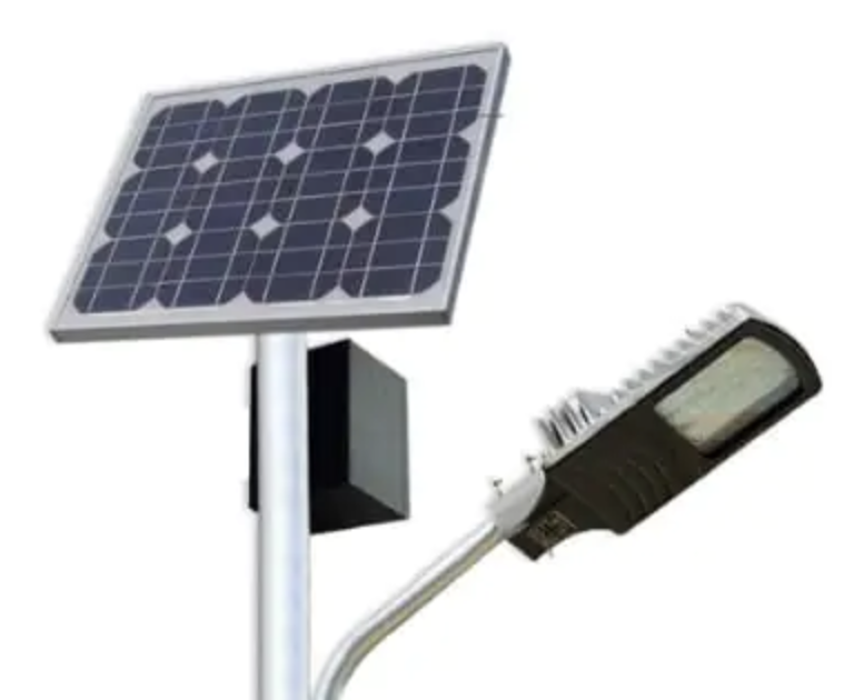 أعمدة إنارة شمسية